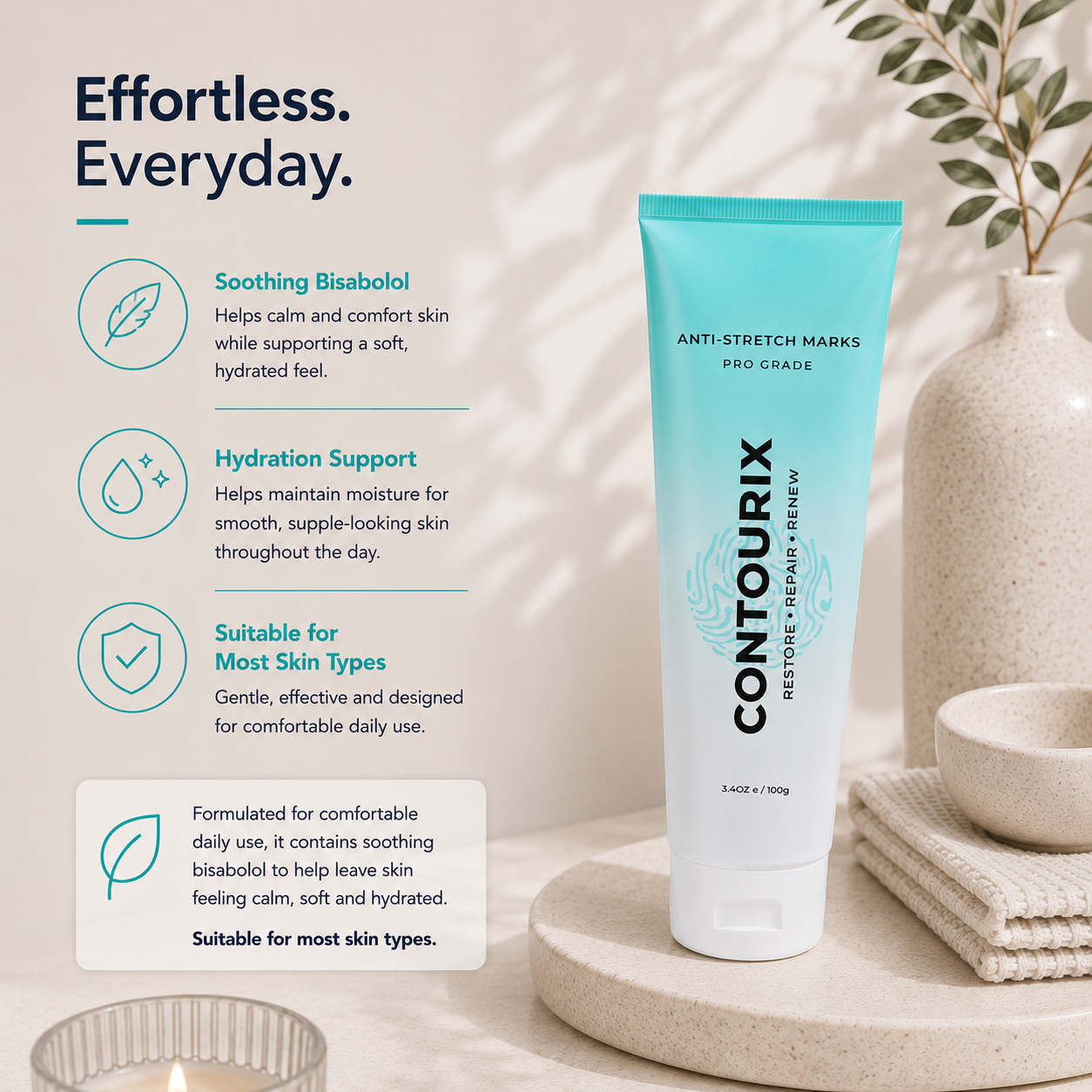 Pro-Grade Anti-Stretch Marks Cream