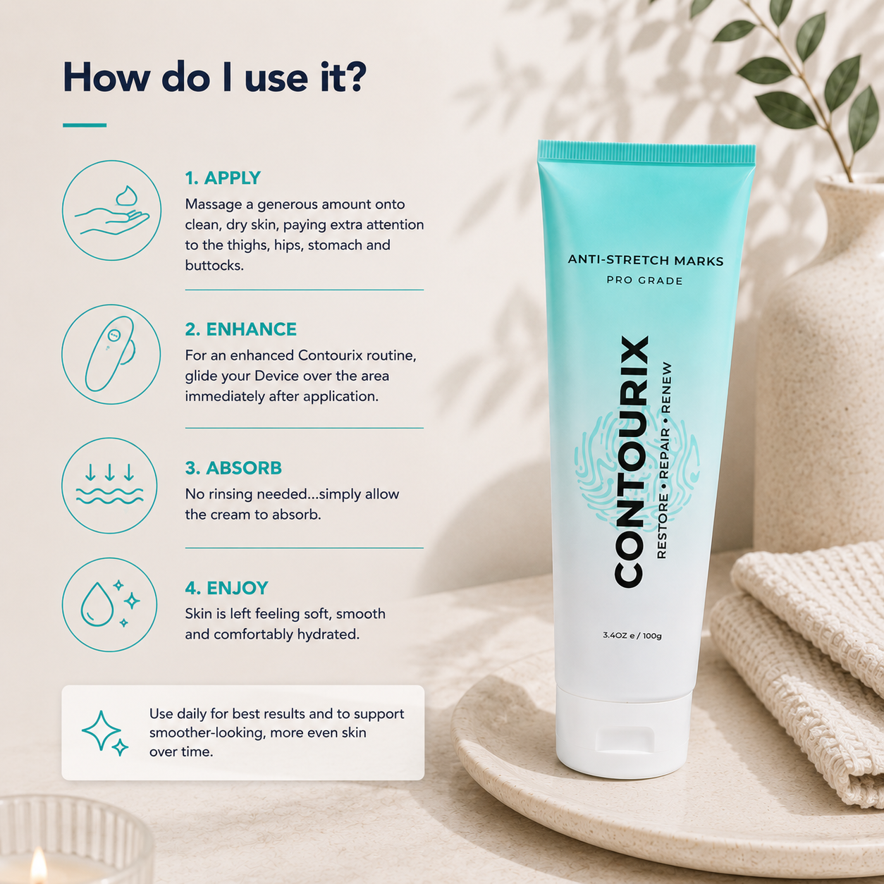 Pro-Grade Anti-Stretch Marks Cream