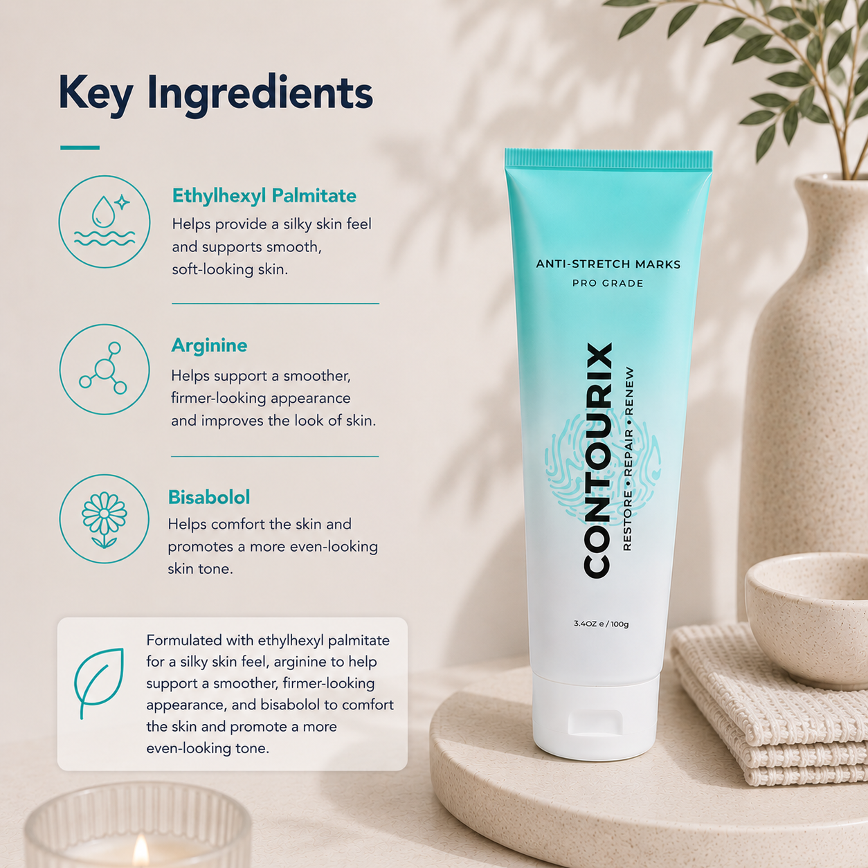 Pro-Grade Anti-Stretch Marks Cream